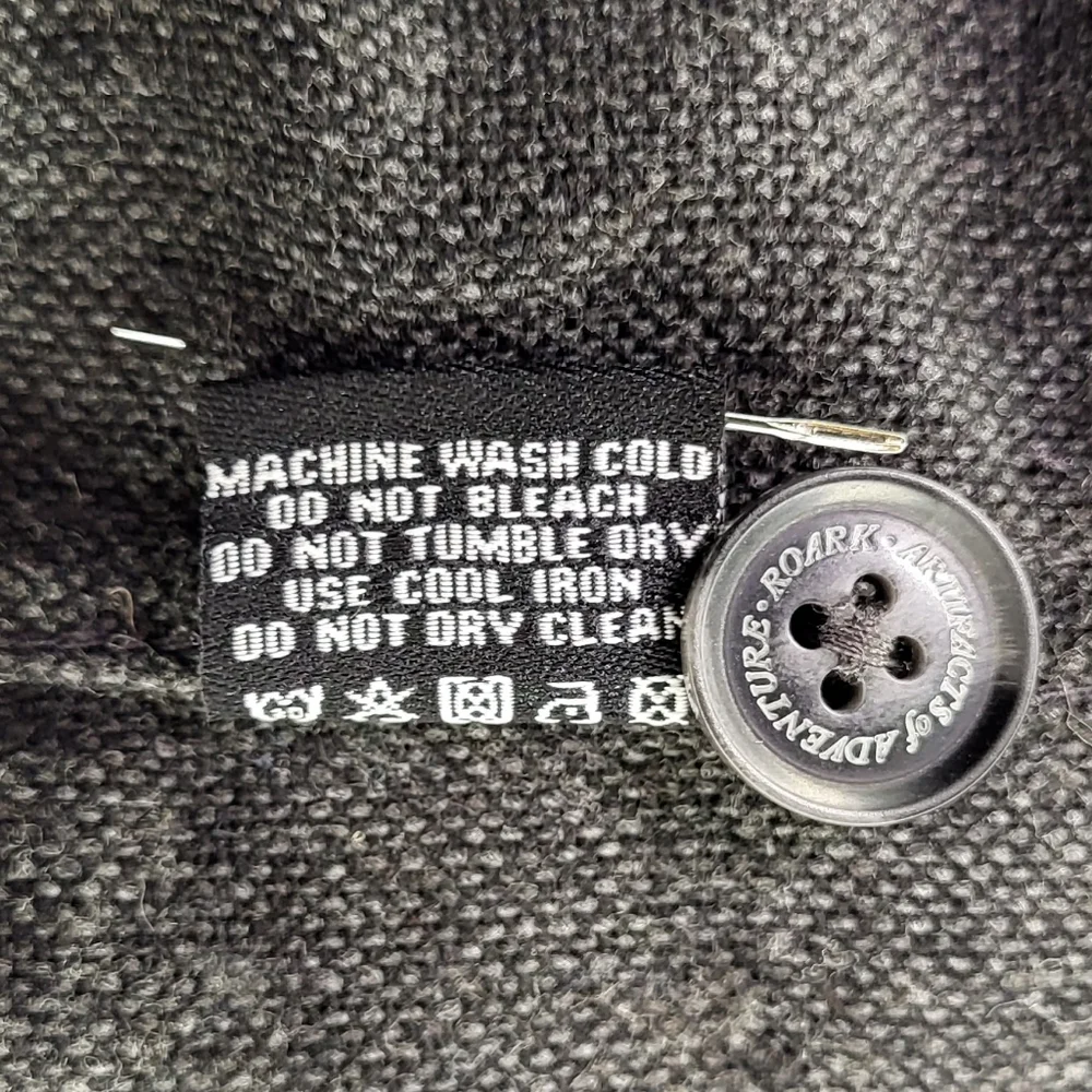 Roark Nordsman Long Sleeve Wool Blend Flannel size Medium - Picture 7 of 7